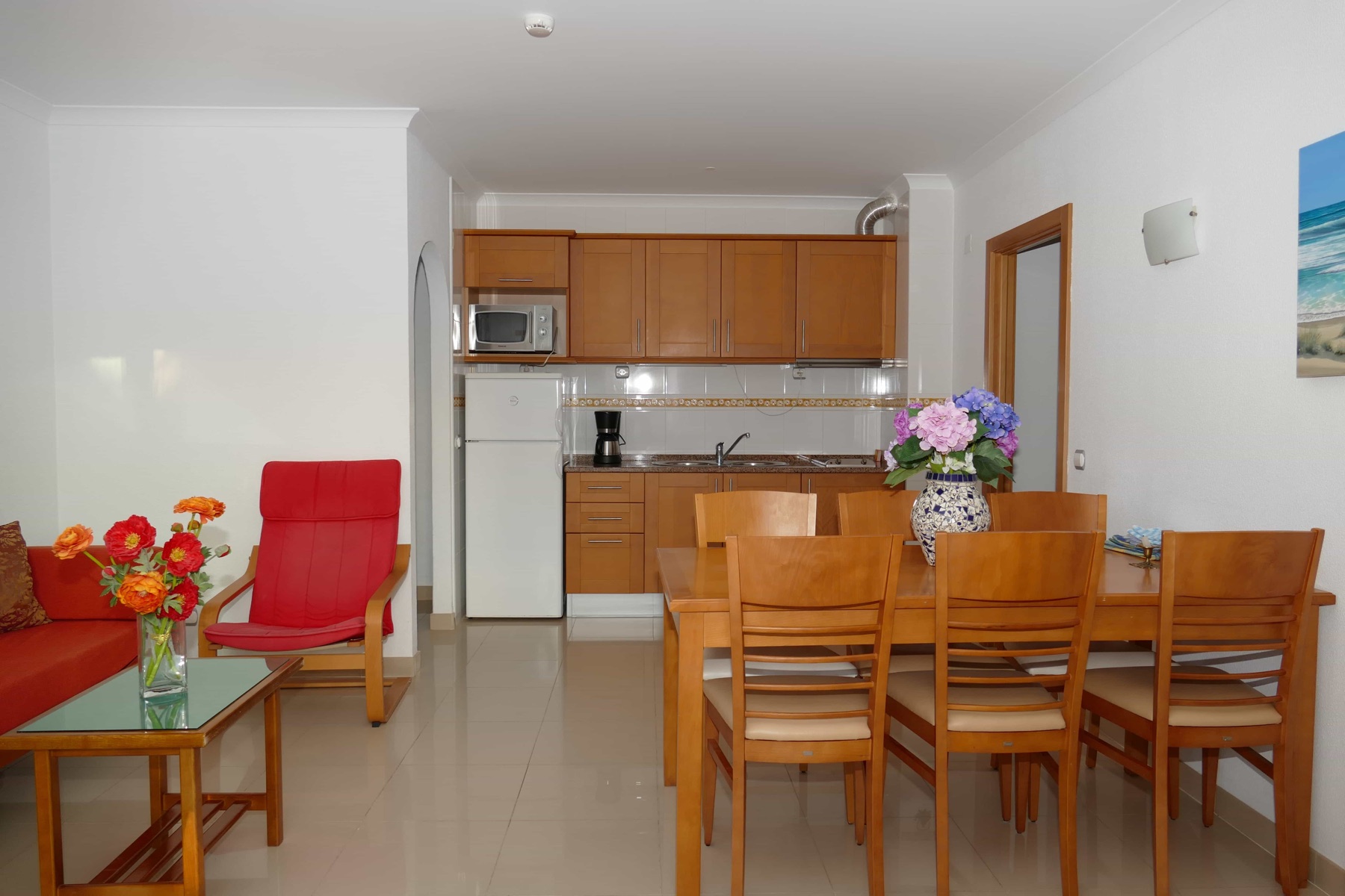 Sala do apartamento T2 Altura Park
