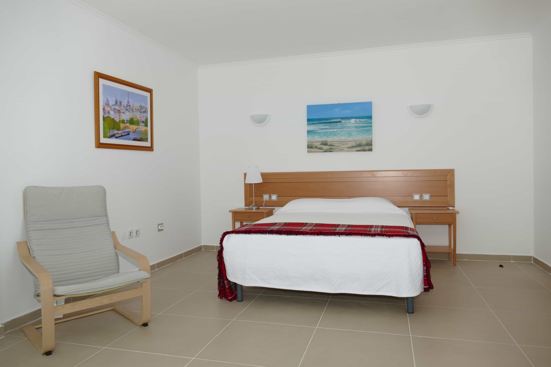 Quarto do apartamento T1 Avenida Park